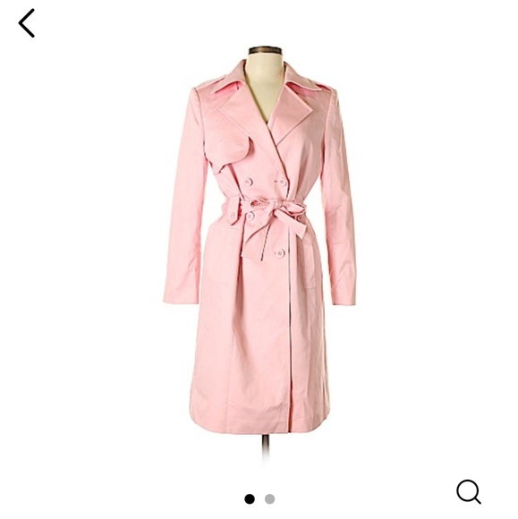 Tahari Trench/Skirt Set 4 pink